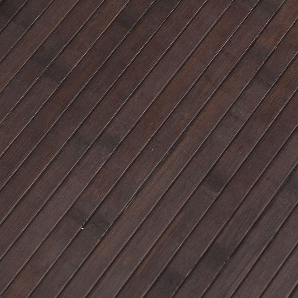 Room Divider Dark Brown 165x800 cm Bamboo